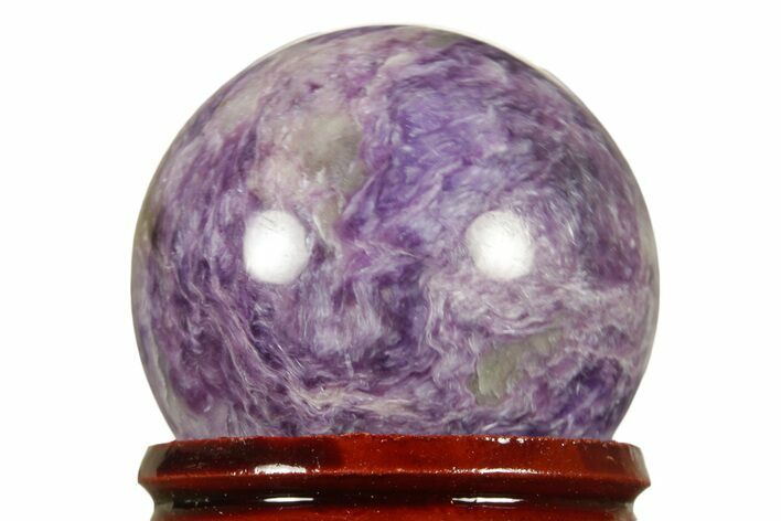 Polished Purple Charoite Sphere - Siberia #383331